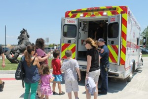 The Frisco Fire Department even made a surprise visit.